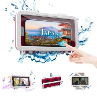 【特価商品】CCOKA お風呂 スマホ 防水ケース 壁掛け式 タッチ操作 曇り止(その他)