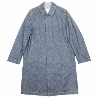 マッキントッシュ インディゴ リネン ステンカラー コート 40 商売 www