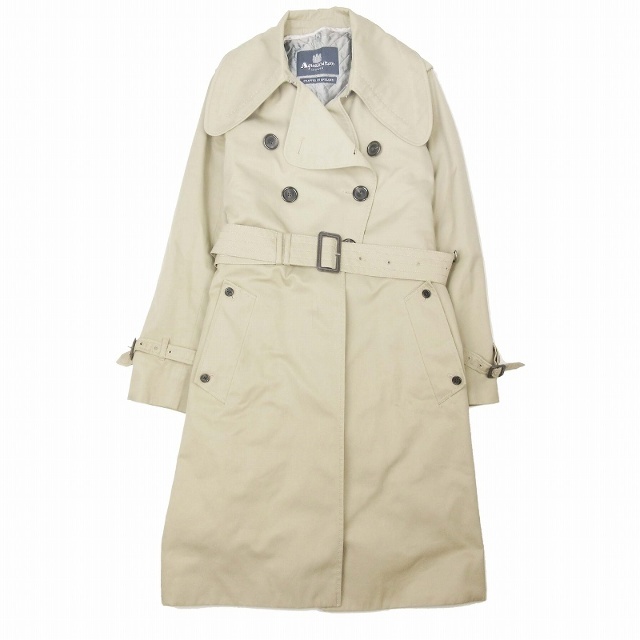 美品 アクアスキュータム AQUASCUTUM トレンチ コート FE ＮＡＴＯ事務