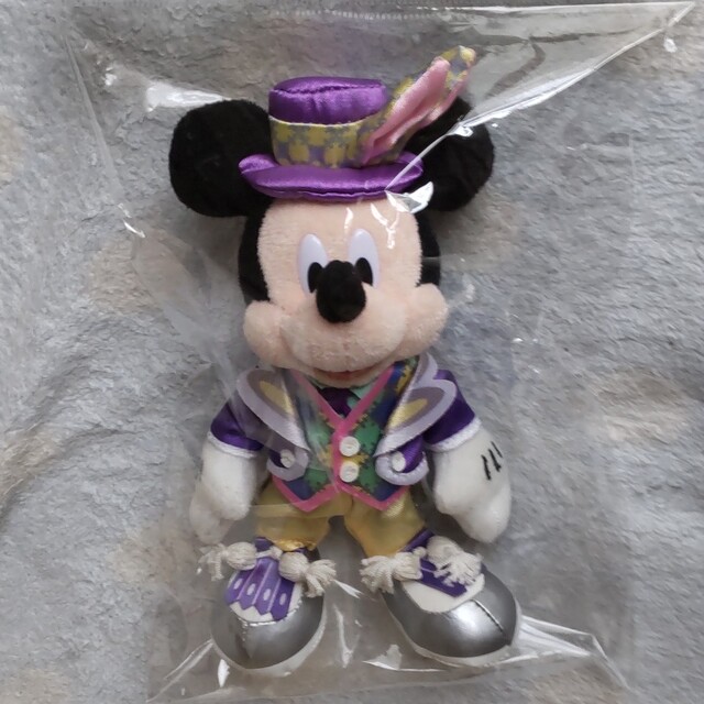 ミッキーマウス(ミッキーマウス)のディズニー　ミッキーマウス☆ぬいぐるみマスコット　Easter2014 エンタメ/ホビーのおもちゃ/ぬいぐるみ(ぬいぐるみ)の商品写真