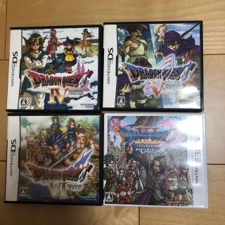 ニンテンドーDS(ニンテンドーDS)のNintendoDS ドラクエ4、ドラクエ5、ドラクエ6、ドラクエ11(携帯用ゲームソフト)