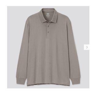 ユニクロ(UNIQLO)のUNIQLO KHAKI エアリズムUVカットポロシャツ（長袖）(ポロシャツ)