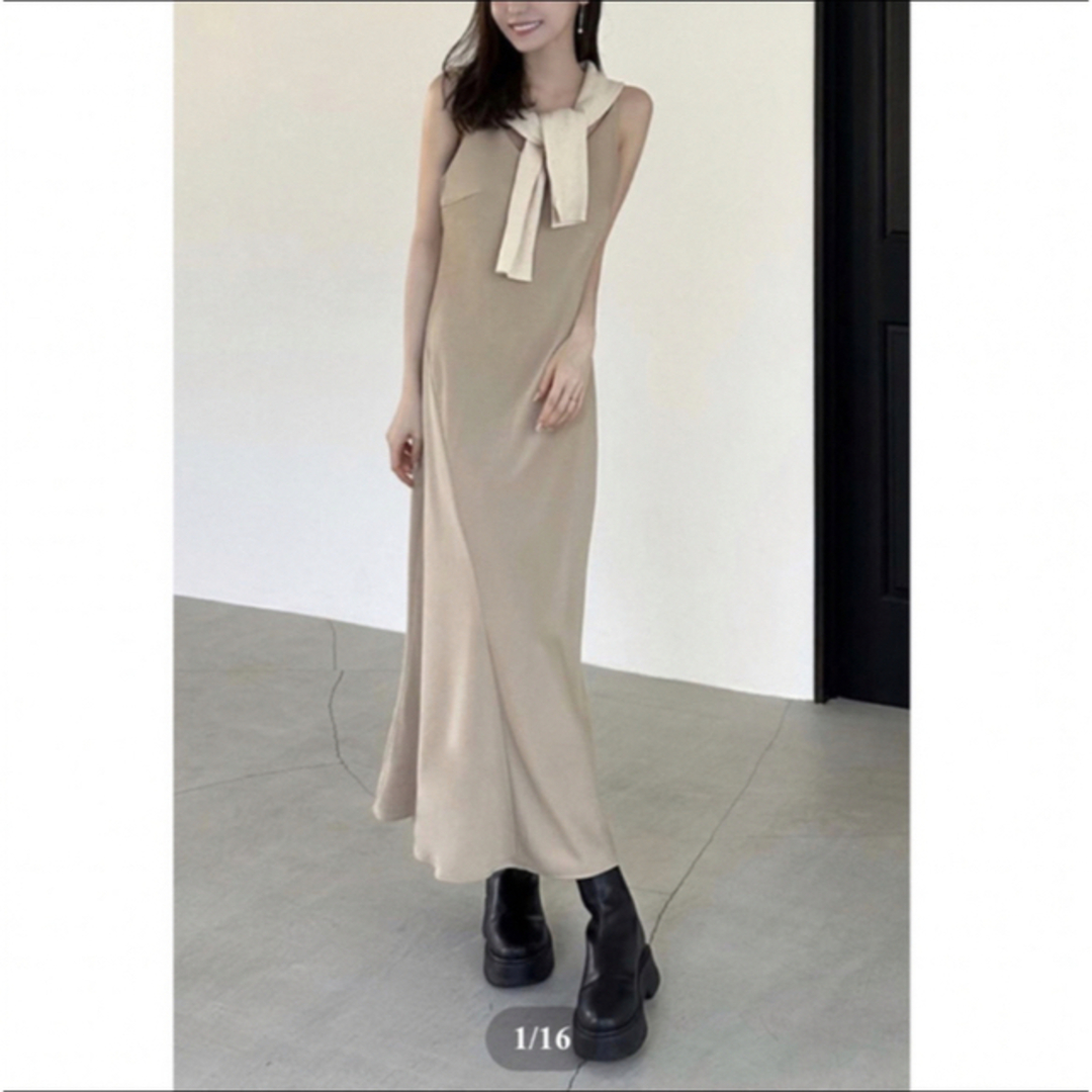 期間限定配送料無料 新品タグ付き celon curve line cami dress