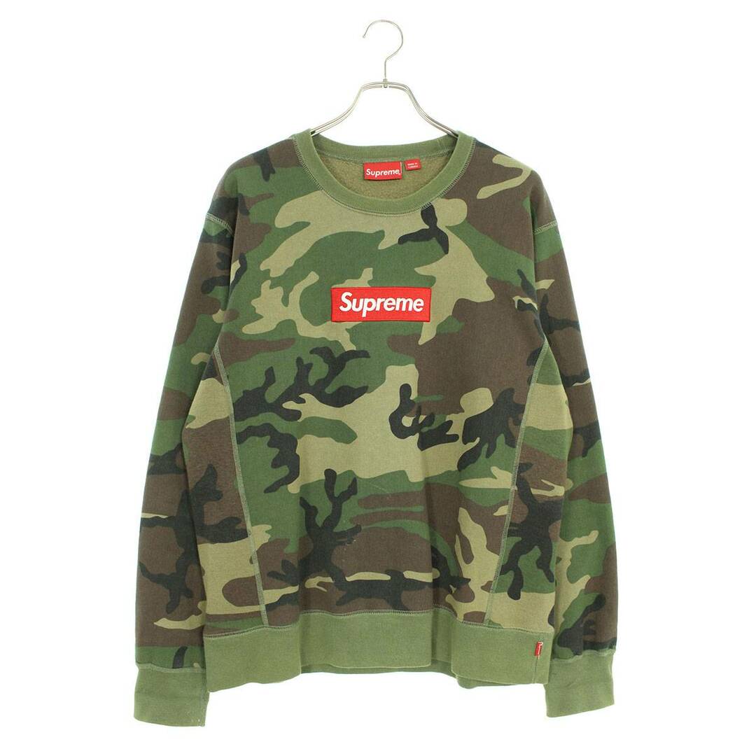 シュプリーム  15AW  Box Logo Crewneck ボックスロゴクルーネックスウェット メンズ L