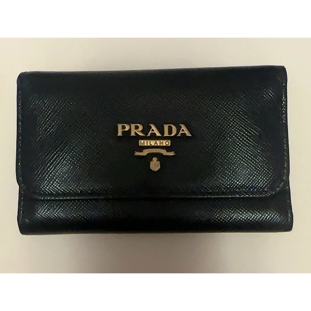 プラダ PRADA 6連 キーケース カードケース 財布 サフィアーノレザー プラダ PRADA 6連 キーケース カードケース 財布 サフィアーノレザー