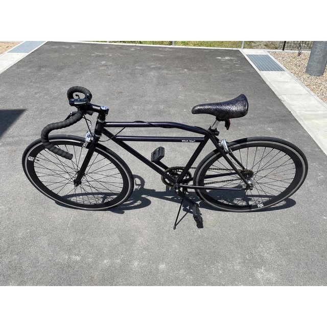 【超美品】ピストバイク FUN パープル 自転車 バイク | フリマアプリ ラクマ
