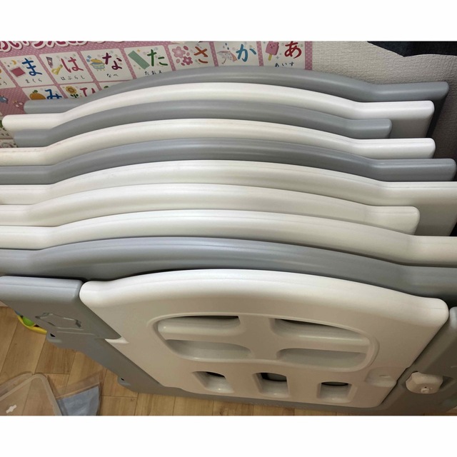 値下げ!!】ベビーサークル ドア付き Luna story 120×160の通販 by