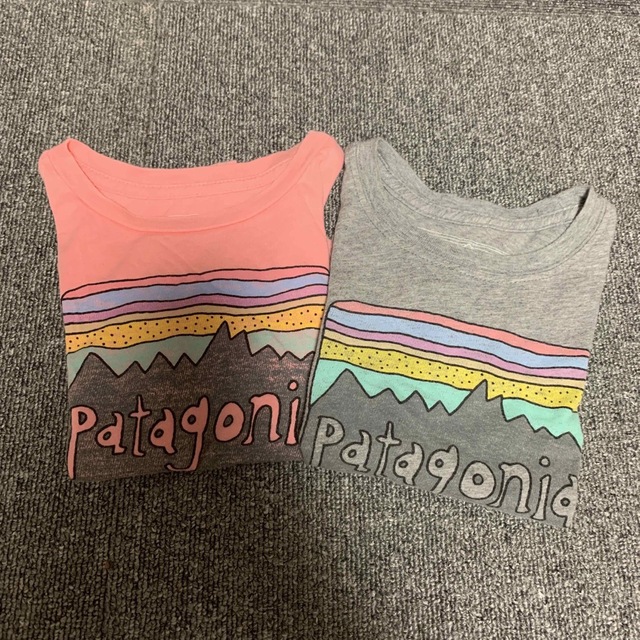 patagonia(パタゴニア)のパタゴニア Tシャツ 2枚セット キッズ/ベビー/マタニティのキッズ服女の子用(90cm~)(Tシャツ/カットソー)の商品写真