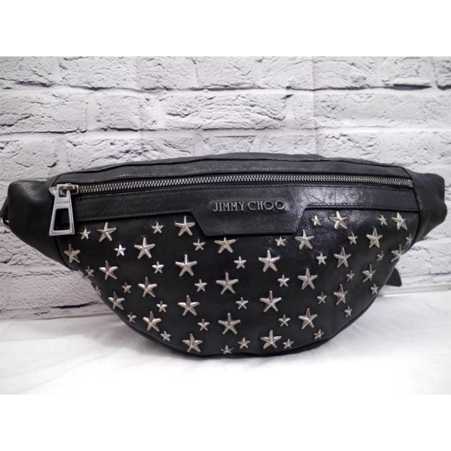 2019☆JIMMY CHOO ジミーチュウ DERRY レザー ボディ バッグ | www