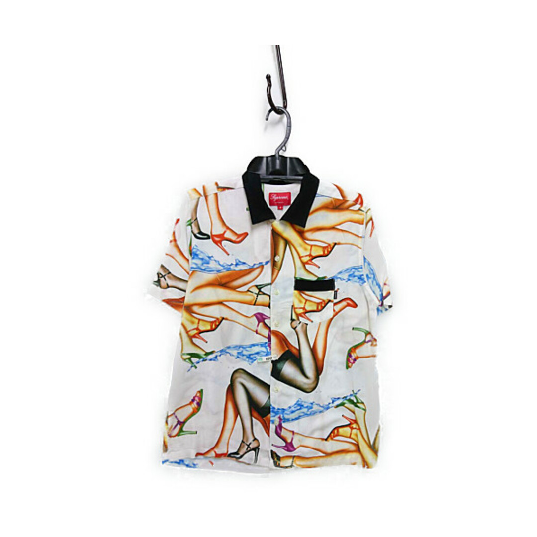 supreme rayon shirt レーヨン シャツ heels ヒール-