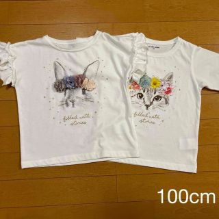 グローバルワーク(GLOBAL WORK)のGLOBAL WORK 100cm  夏物Tシャツ　2枚セット(Tシャツ/カットソー)