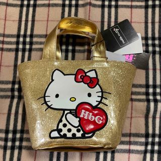 エイチビージー(HbG)のHello kitty&HbG  コラボバッグ　新品未使用品(トートバッグ)