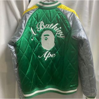 A BATHING APE - HUMAN MADE リバーシブルスカジャン XL ヒューマン