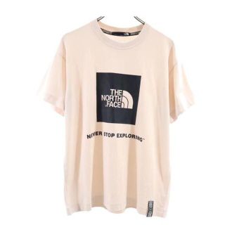 ザノースフェイス(THE NORTH FACE)のノースフェイス アウトドア ロゴプリント 半袖 Tシャツ L ピンク系 THE NORTH FACE メンズ 【中古】  【230423】 メール便可(Tシャツ/カットソー(半袖/袖なし))