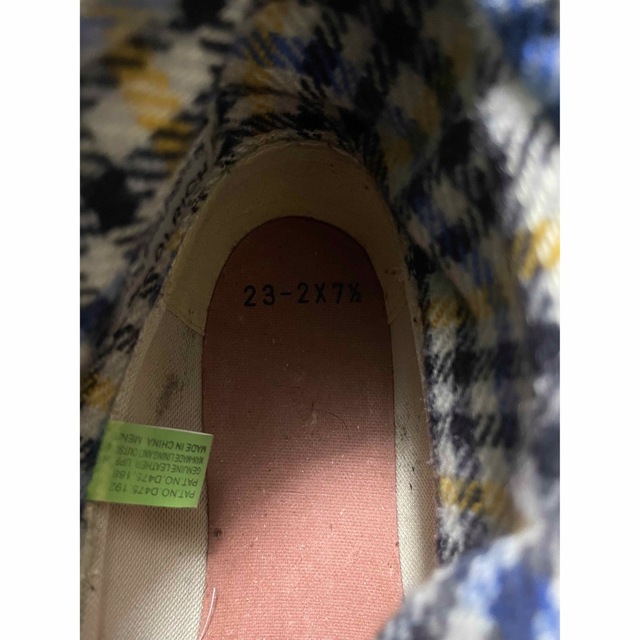 Timberland(ティンバーランド)のティンバーランドブーツ　チェック柄　25.5メンズ メンズの靴/シューズ(ブーツ)の商品写真