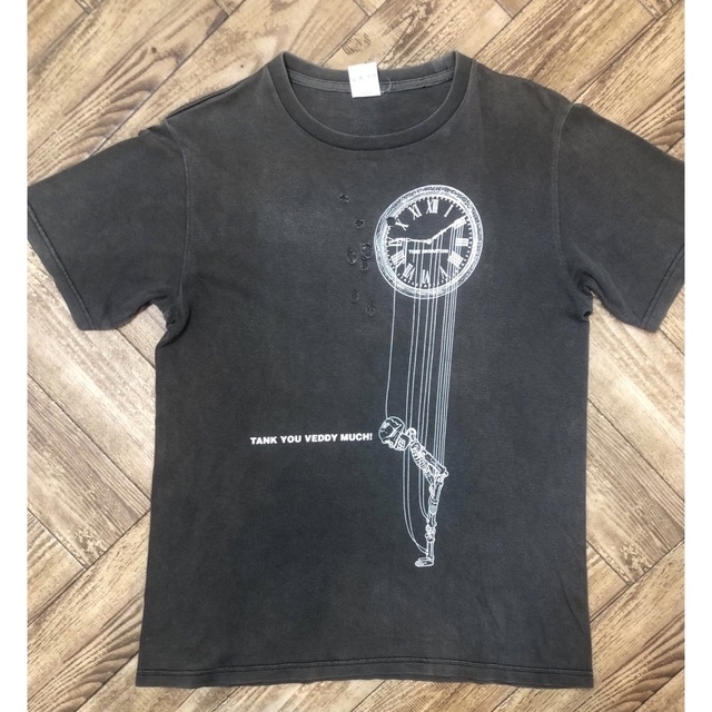 約430cm身幅希少　NUMBER (N)INE タイム期　スカル散弾銃ダメージ加工Tシャツ　3