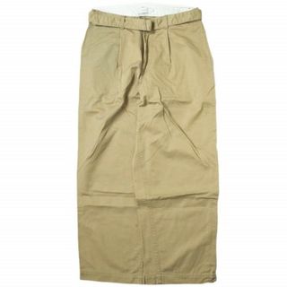 Graphpaper グラフペーパー 日本製 Chino Belted Pants チノベルテッドパンツ GU191-40049B 2 BEIGE ワイド ジップフライ ボトムス【中古】【Graphpaper】(チノパン)