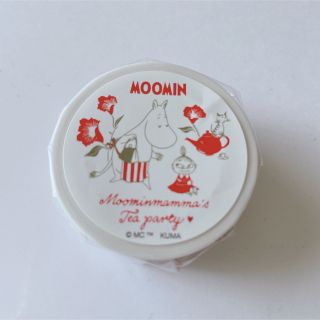 Moomin   マスキングテープ　Tea  Party  レッド(テープ/マスキングテープ)