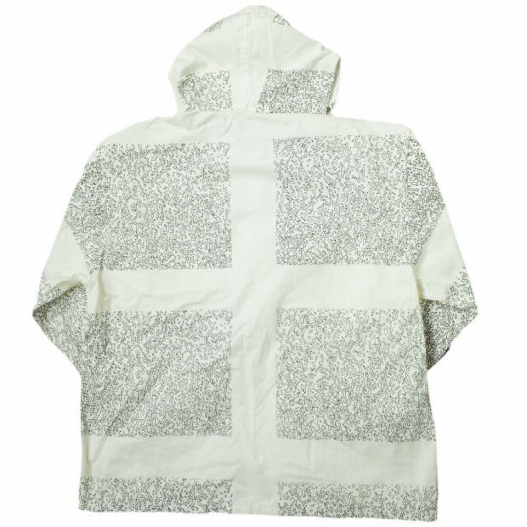 C.E シーイー BLOCK NOISE COTTON JACKET ブロックノイズ モッズコート CES12JK03 L WHITE CAV EMPT WARM PARKA フーデッドジャケット アウター【新古品】【C.E】