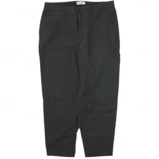 スティーブンアラン(steven alan)のSteven Alan スティーブンアラン 日本製 PEGTOP PANTS ペグトップパンツ 8114-219-0398 XL スミクロ ワイド テーパード ジップフライ ボトムス【中古】【Steven Alan】(その他)