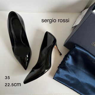 Sergio Rossi - 【極美品】sergio rossiエナメル、パンプス35、22.5cm 
