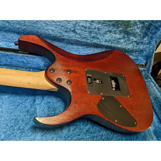 Ibanez(アイバニーズ)のIbanez RG370PBZ HexaTl-s5Blade wood MOD 楽器のギター(エレキギター)の商品写真