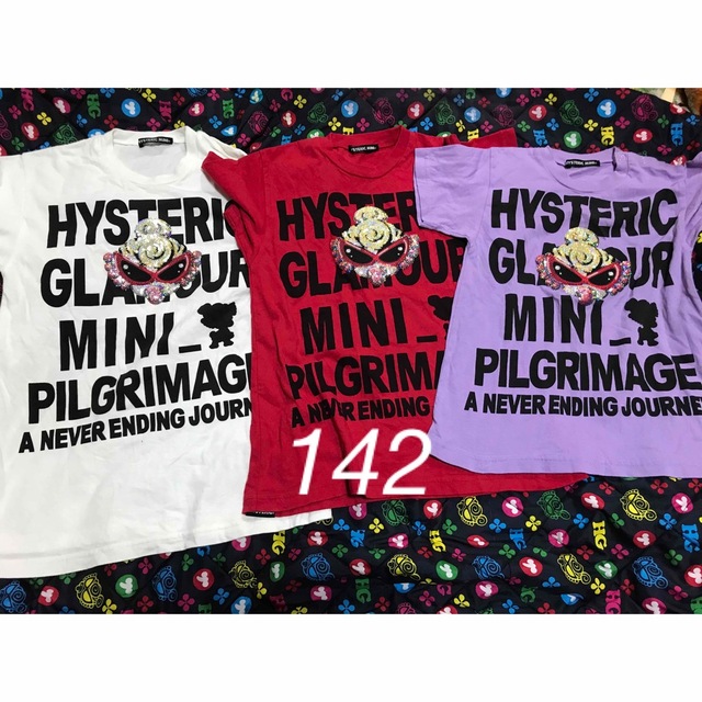 HYSTERIC MINI(ヒステリックミニ)のスパンコール　お揃い　 キッズ/ベビー/マタニティのキッズ服女の子用(90cm~)(Tシャツ/カットソー)の商品写真