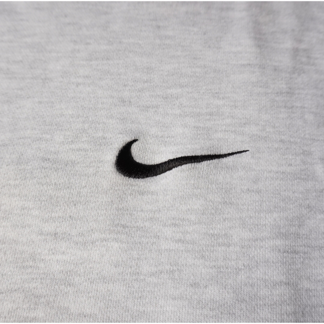 90s Nike 霜降り スウェット 刺繍ロゴ スウォッシュ Lサイズ 4