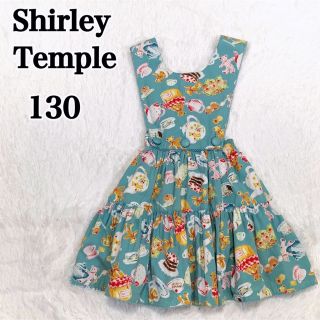 シャーリーテンプル(Shirley Temple)のシャーリーテンプル ワンピース ポケット付 くま 130 2way(ワンピース)