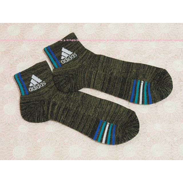 adidas(アディダス)の新品★福助 adidasアディダス バックライン底パイル ショート丈ソックス⑤ メンズのレッグウェア(ソックス)の商品写真