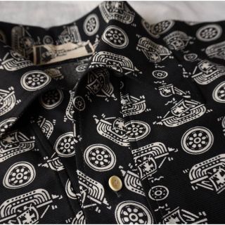 70s KING KAMEHAMEHA Budo shirt 総柄 シャツの通販 by トムズショップ ...