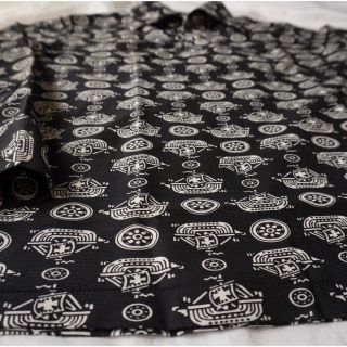 70s KING KAMEHAMEHA Budo shirt 総柄 シャツの通販 by トムズショップ ...