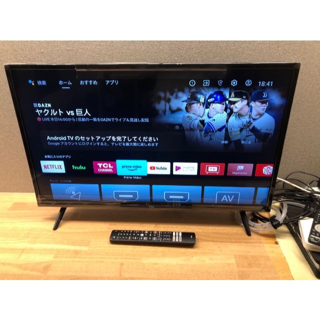 超極美品!TCL 32S5200A スマートテレビ 32型 2021年製 映綺麗 【お