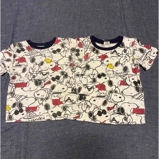 ピーナッツ(PEANUTS)のスヌーピー 80サイズＴシャツ2着(Ｔシャツ)