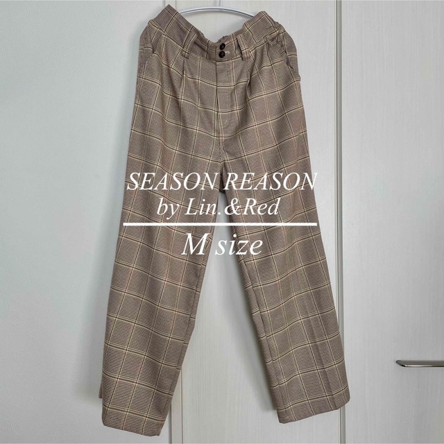 しまむら(シマムラ)のSEASON REASON チェックパンツ レディースのパンツ(カジュアルパンツ)の商品写真