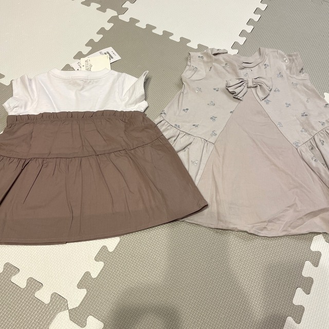 tete a tete(テータテート)の女の子　夏物80センチ　まとめ売り キッズ/ベビー/マタニティのベビー服(~85cm)(Ｔシャツ)の商品写真