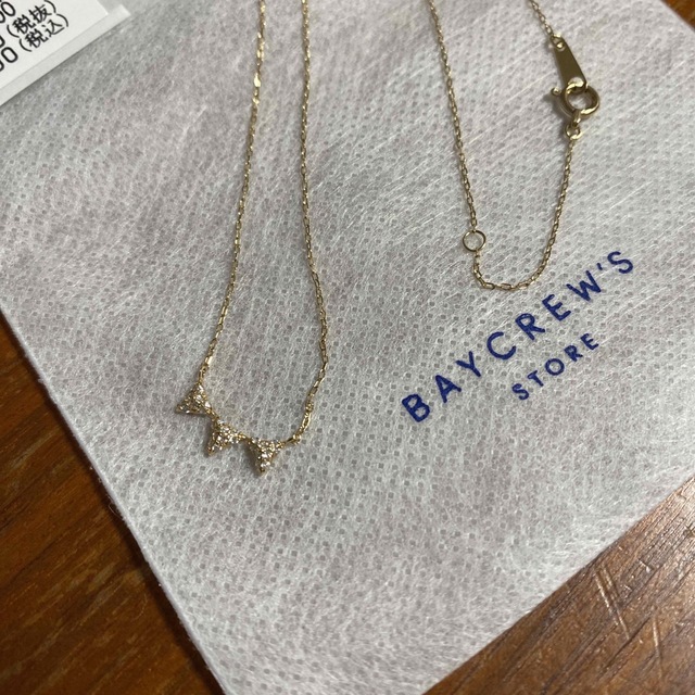 Spick & Span(スピックアンドスパン)のLilas ピラミッドダイヤネックレス K10 レディースのアクセサリー(ネックレス)の商品写真