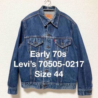 リーバイス(Levi's)の70s Levi’s リーバイス 70505 0217 サークルR サイズ44(Gジャン/デニムジャケット)