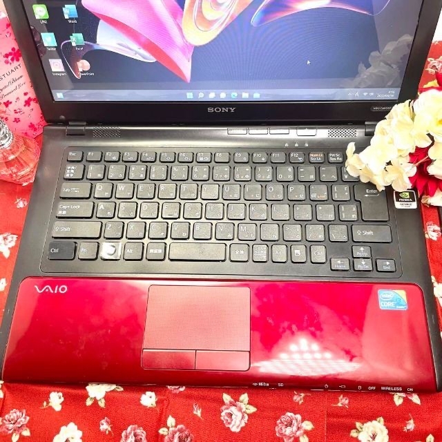特価ブランド VAIO❤️人気のレッドのノートPCです ❤️Corei3
