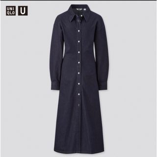 ユニクロ(UNIQLO)のUNIQLO U / ユニクロ デニムロングワンピース(ロングワンピース/マキシワンピース)