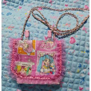 移動ポケット・ポシェット　ひろがるスカイ!プリキュア　ハンドメイド(バッグ/レッスンバッグ)