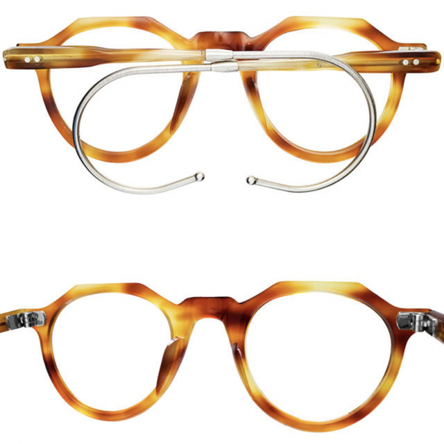 Ayame(アヤメ)の【希少】Frame France 50s クラウンパンlesca vintage メンズのファッション小物(サングラス/メガネ)の商品写真