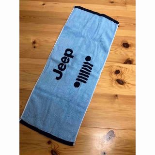 Jeep 今治タオル　ブルー系　中古品　希少品(タオル/バス用品)