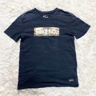 ナイキ(NIKE)のNIKE F.C. Tシャツ　ブラック　ゴールド　サイズM(Tシャツ/カットソー(半袖/袖なし))