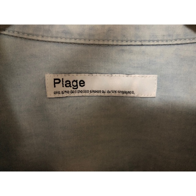 Plage(プラージュ)のセール美品　Plage コットンシャツ レディースのトップス(シャツ/ブラウス(長袖/七分))の商品写真