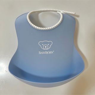 ベビービョルン(BABYBJORN)の【美品】BABY BJORN 食事用スタイ(お食事エプロン)