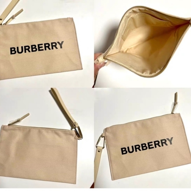 BURBERRY(バーバリー)の新品未使用 バーバリー ポーチ ノベルティ フラット レディースのファッション小物(ポーチ)の商品写真