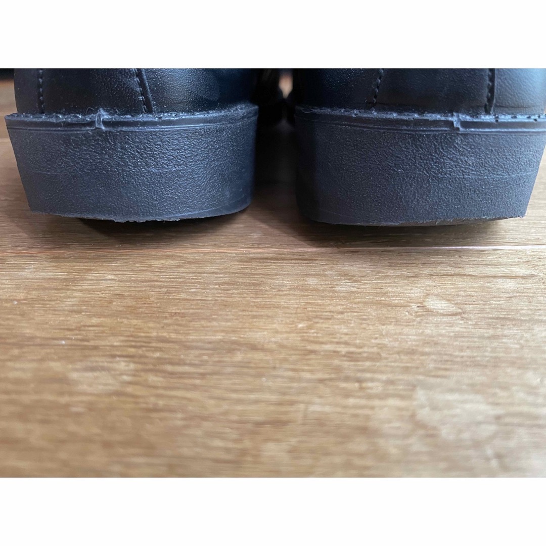 MOONSTAR (ムーンスター)の送料込み⭐️ムーンスター　通学　フォーマル　紐黒革靴　23.5 BV2710 キッズ/ベビー/マタニティのキッズ靴/シューズ(15cm~)(フォーマルシューズ)の商品写真