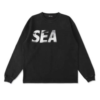 ウィンダンシー(WIND AND SEA)のSEA (P-DYE) L/S TEE / BLACK_WHITE  Lサイズ(Tシャツ/カットソー(七分/長袖))