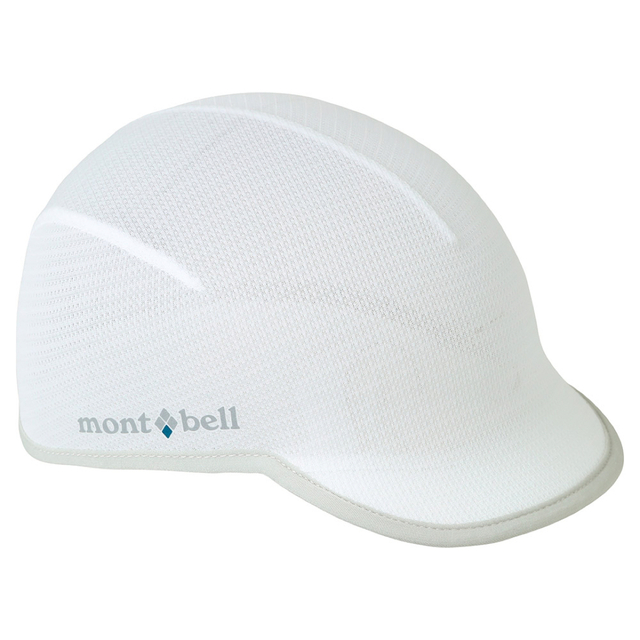 mont bell(モンベル)のモンベル　ジオライン クールメッシュ サイクルキャップ　白 メンズの帽子(キャップ)の商品写真